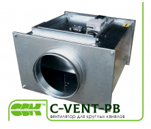 Вентилятор канальный C-VENT-PB-250B-4-220 для круглых каналов с назад загнутыми лопатками
